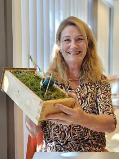 Begeisternde Heike Boomgaarden motiviert zum Klimagärtnern