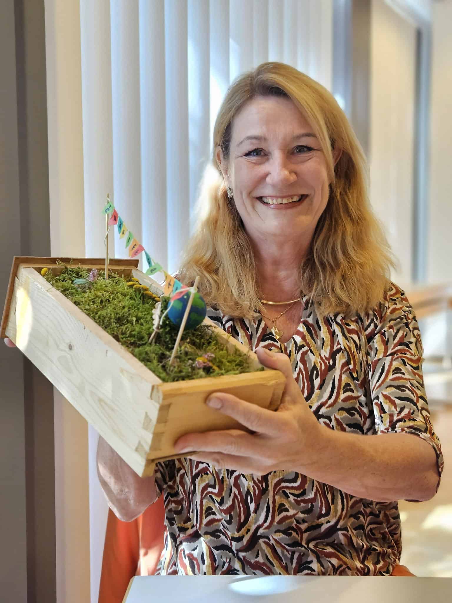 Begeisternde Heike Boomgaarden motiviert zum Klimagärtnern