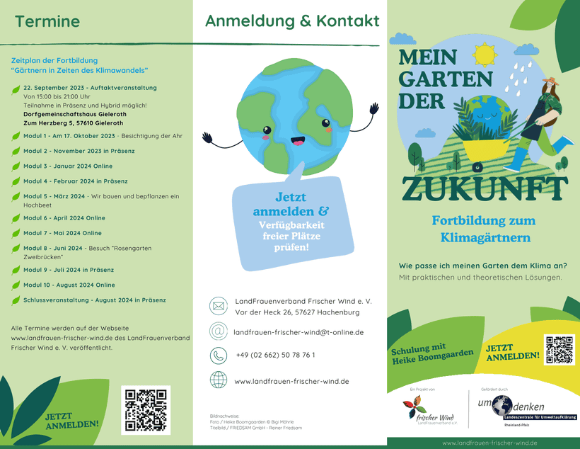 Begeisternde Heike Boomgaarden motiviert zum Klimagärtnern