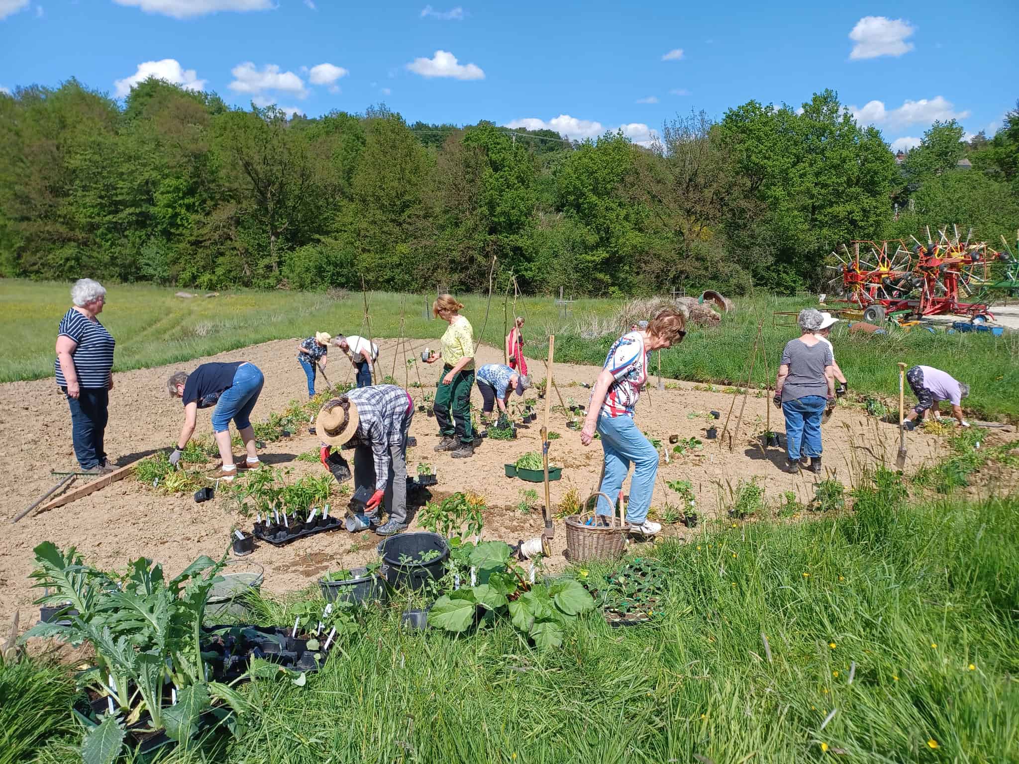 Ein besonderer Tag im Klimagarten in Obererbach !