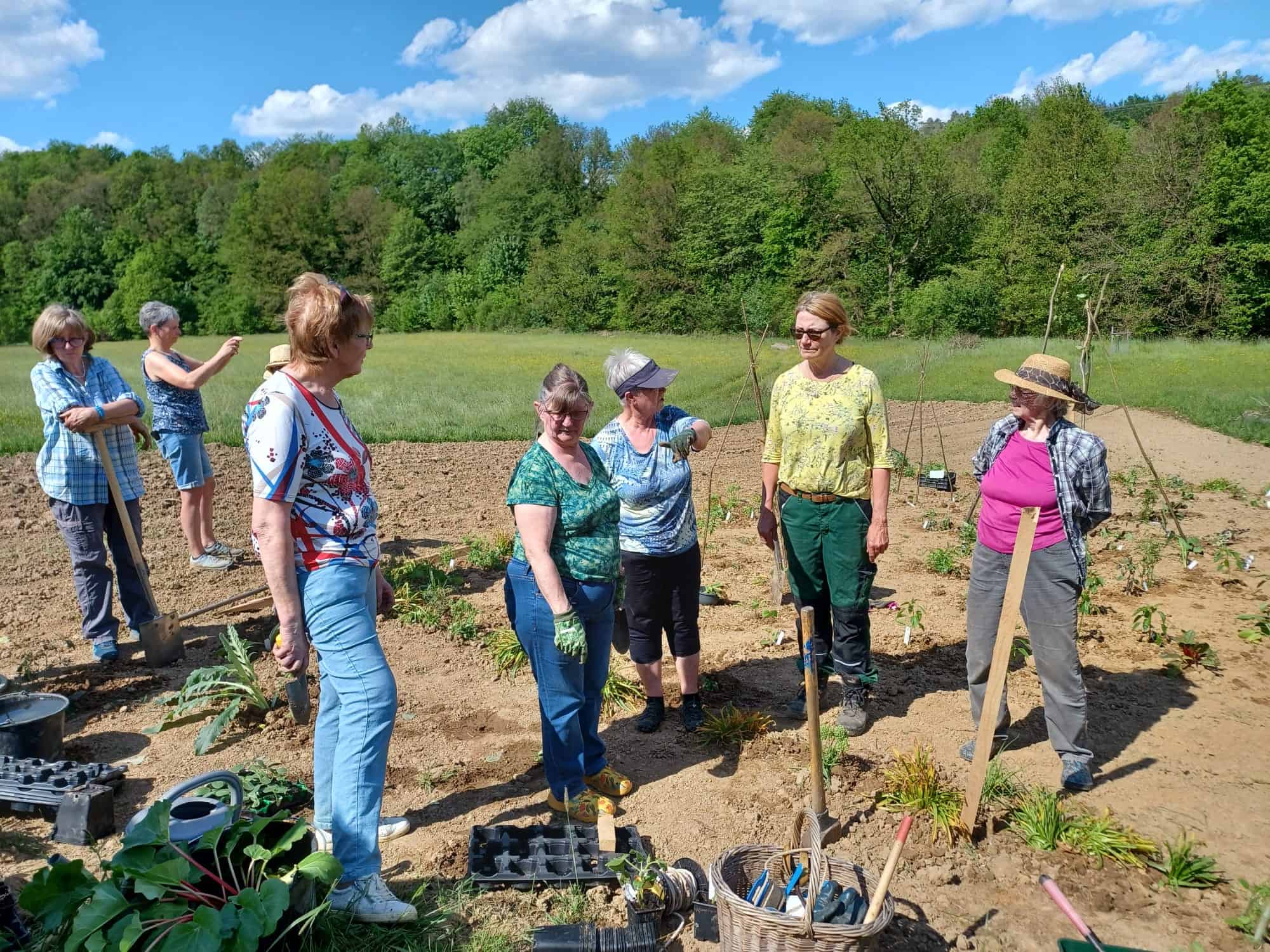Ein besonderer Tag im Klimagarten in Obererbach !