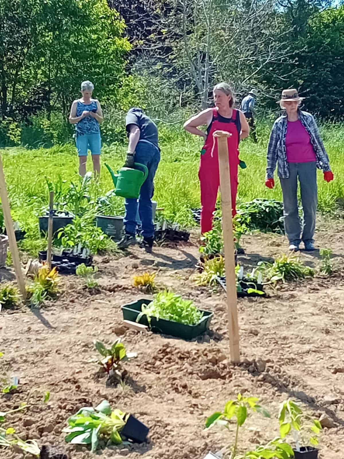 Ein besonderer Tag im Klimagarten in Obererbach !