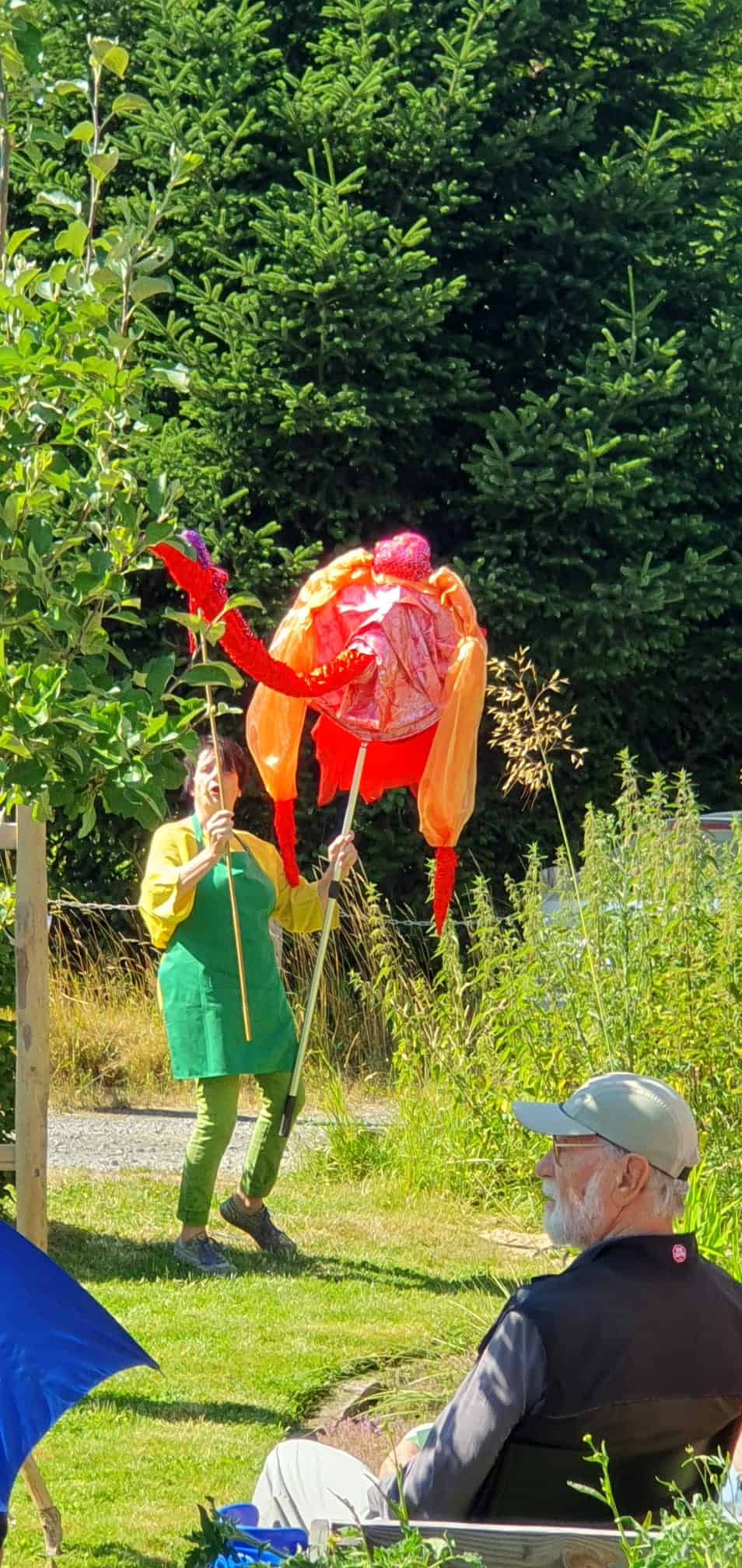 Das Chawwerusch-Theater Herxheim im Klimagarten der LandFrauen