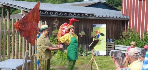 Das Chawwerusch-Theater Herxheim im Klimagarten der LandFrauen