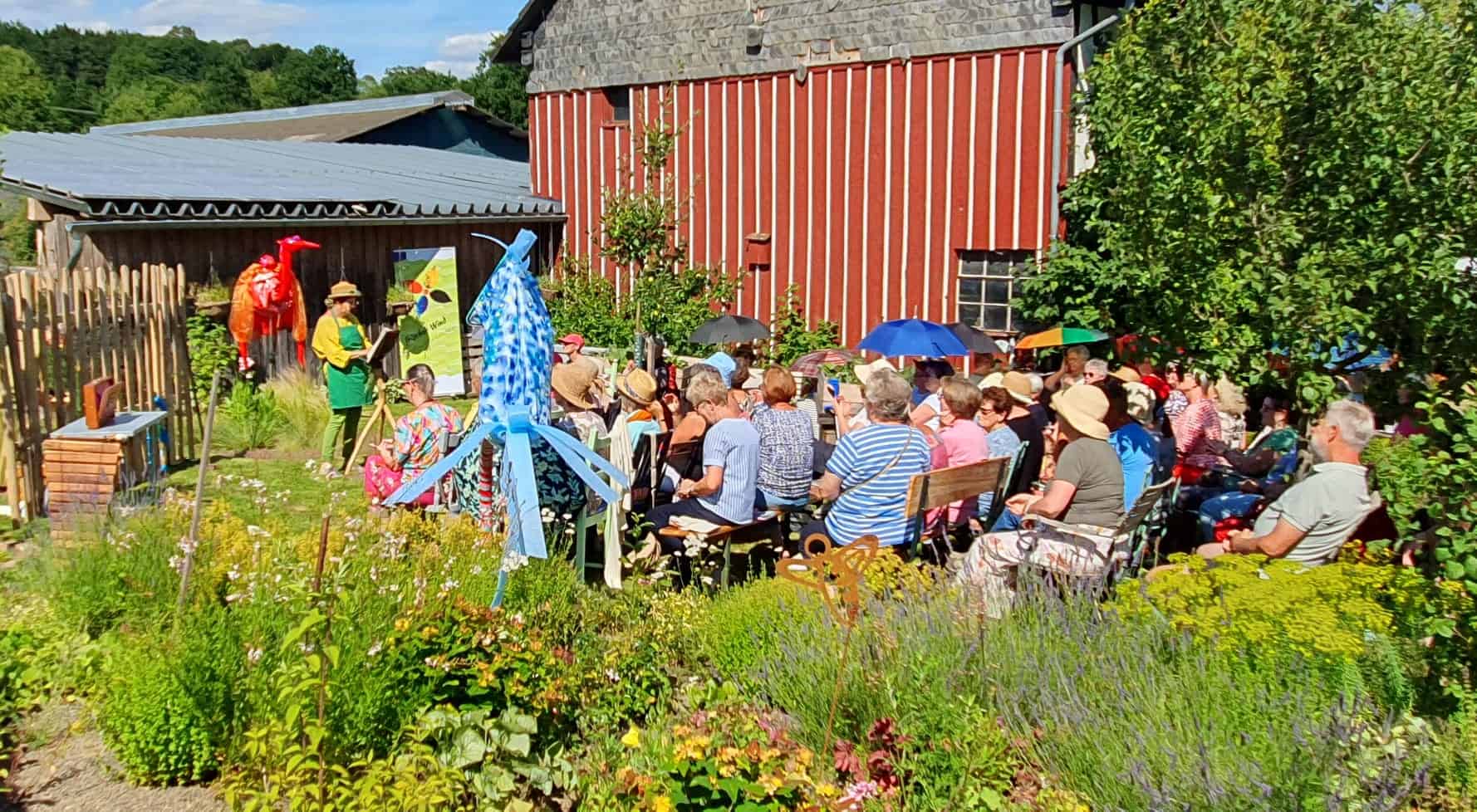 Das Chawwerusch-Theater Herxheim im Klimagarten der LandFrauen