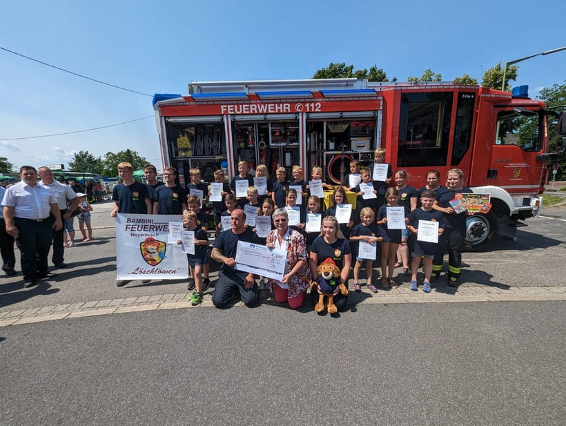 Spende für den Feuerwehr-Nachwuchs – Foto 1